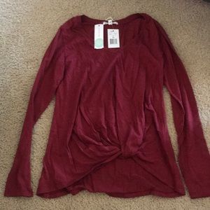 Red Long Sleeve top